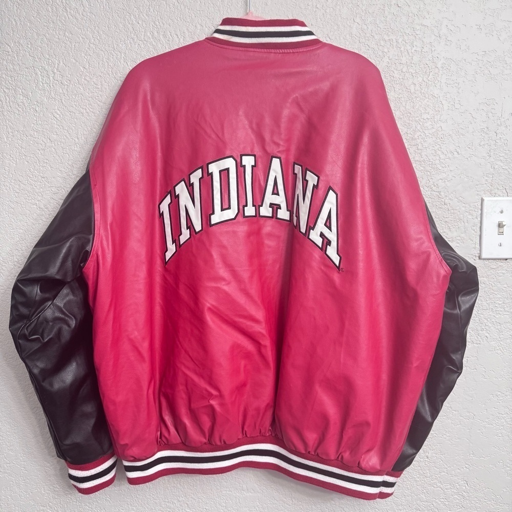 Vintage Indiana Hoosiers Varsity Jacket Steve & Barry’s Wool Men’s XXL - Picture 4 of 9